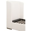 Stewart Twin Bed - LiveSmart Peyton-Pearl Fabric and Natural Gray Oak