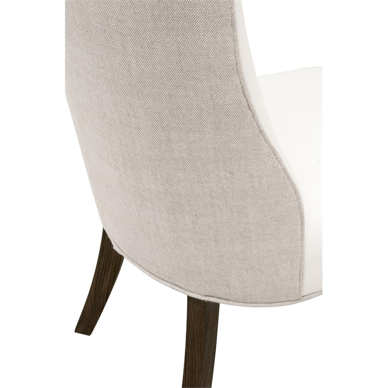 Duet Dining Chair - LiveSmart Peyton-Pearl and Bisque Fabric Set of 2
