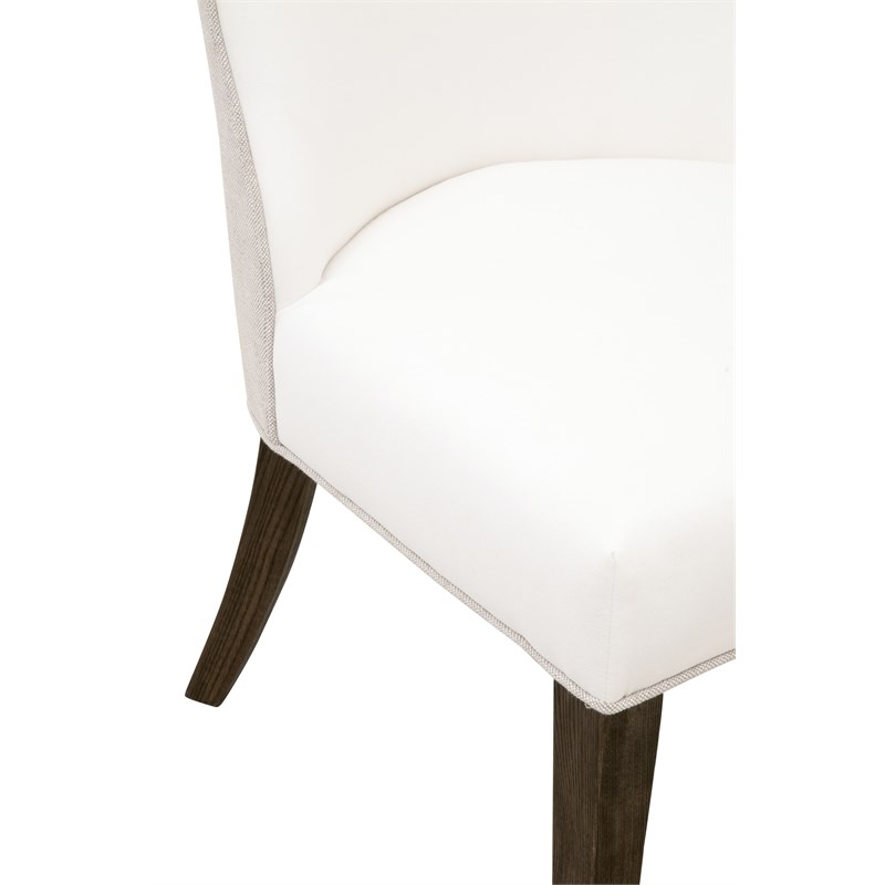 Duet Dining Chair - LiveSmart Peyton-Pearl and Bisque Fabric Set of 2