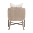 McGuire Arm Chair - Performance Beige Fabric with Natural Gray Oak & Cane