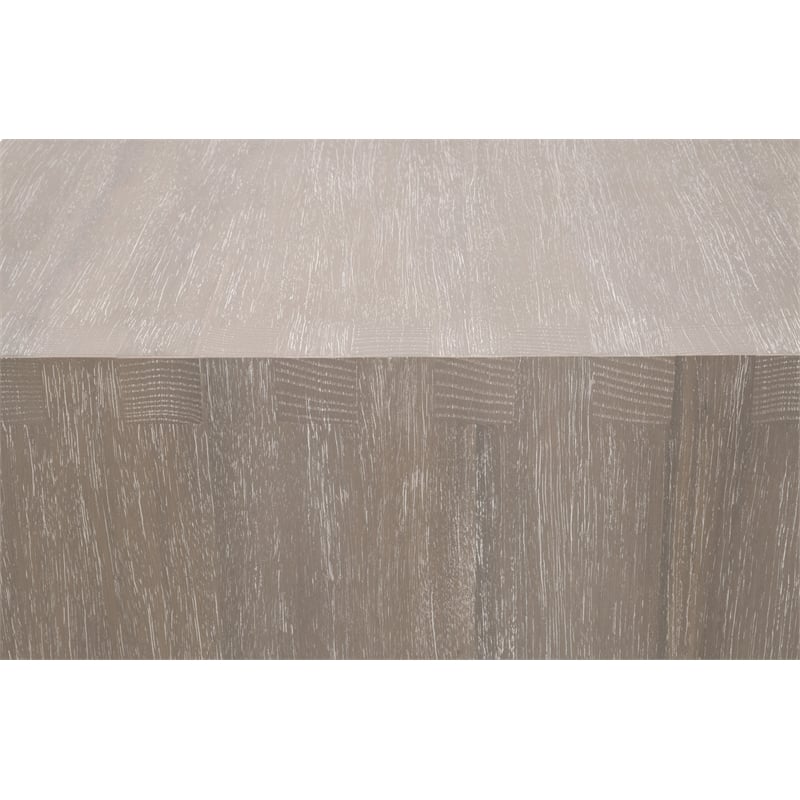 Dovetail End Table - Natural Gray Wood