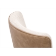 Duet Dining Chair - Beige/Brown Fabric (Set of 2)
