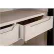 Toulouse Display Cabinet - Black Solid Wood & Natural Oak