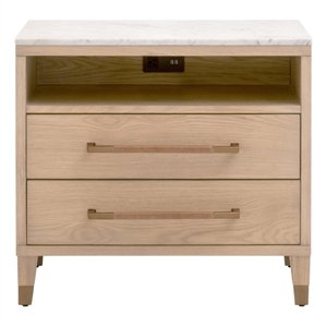 Essentials For Living Cambria 2-Drawer Nightstand in Natural