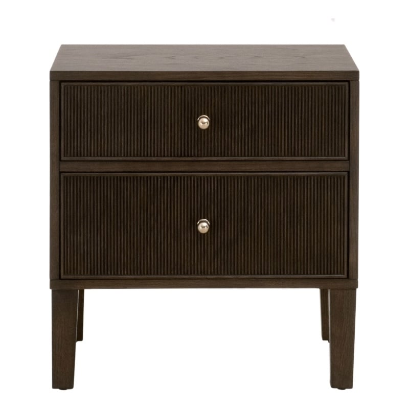Essentials For Living Highland 2-Drawer Nightstand in Brown