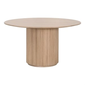 Essentials For Living Belfast 54&quot Round Dining Table in Natural