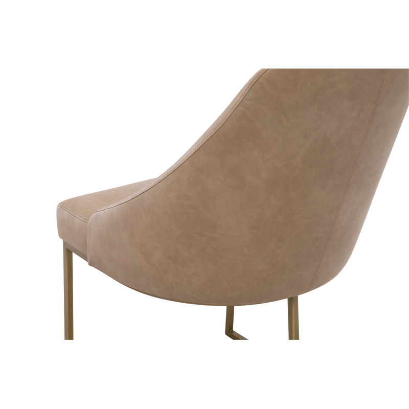 Essentials For Living Parissa Dining Chair Set of 2 in Tan