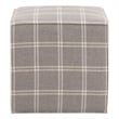 Essentials For Living Knox Accent Cube in Gray and White