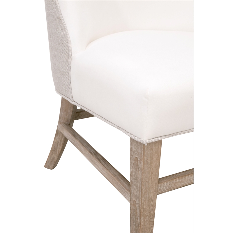 Essentials For Living Duet Head Chair in White