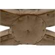 Essentials For Living Gaston Ottoman in Caramel Velvet