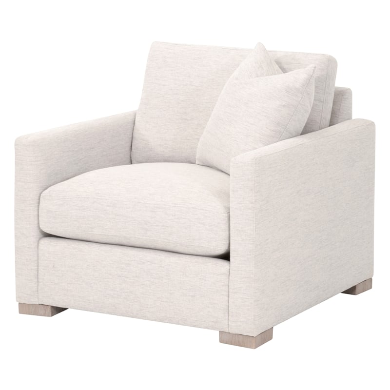 Essentials For Living Clara Slim Arm Sofa Chair in Beige