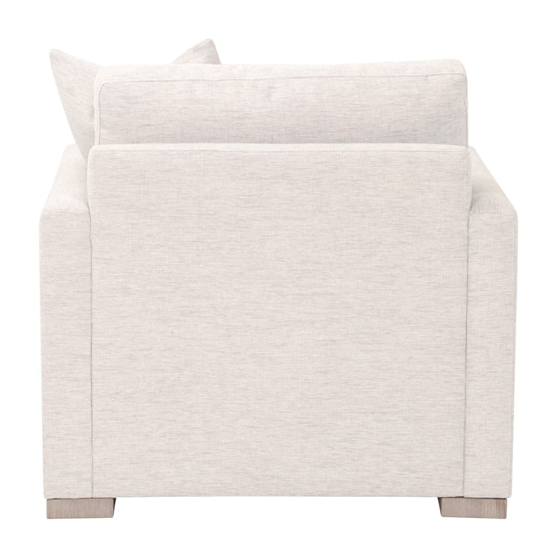 Essentials For Living Clara Slim Arm Sofa Chair in Beige