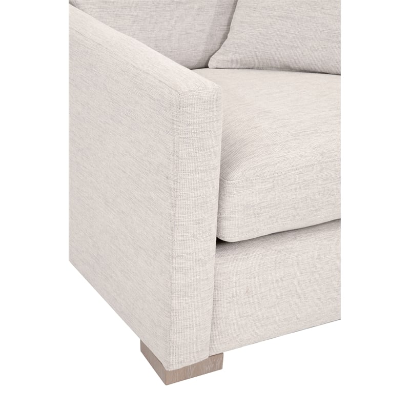 Essentials For Living Clara Slim Arm Sofa Chair in Beige