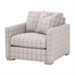 Essentials For Living Clara Slim Arm Sofa Chair in Natural Gray Oak