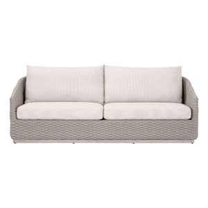 Essentials For Living Caspian Outdoor 89&quot Sofa in Off White