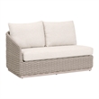 Essentials For Living Caspian Outdoor Modular Left Facing 1-Arm Sofa Off White