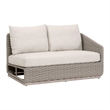 Essentials For Living Caspian Outdoor Modular Right Facing 1-Arm Sofa Off White