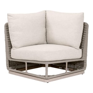 Essentials For Living Caspian Outdoor Modular Corner Sofa in Off White
