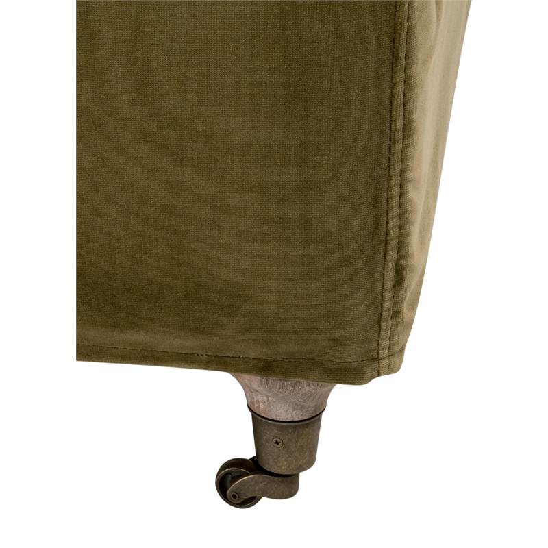 Essentials For Living Jade Slipcover Club Chair in Green