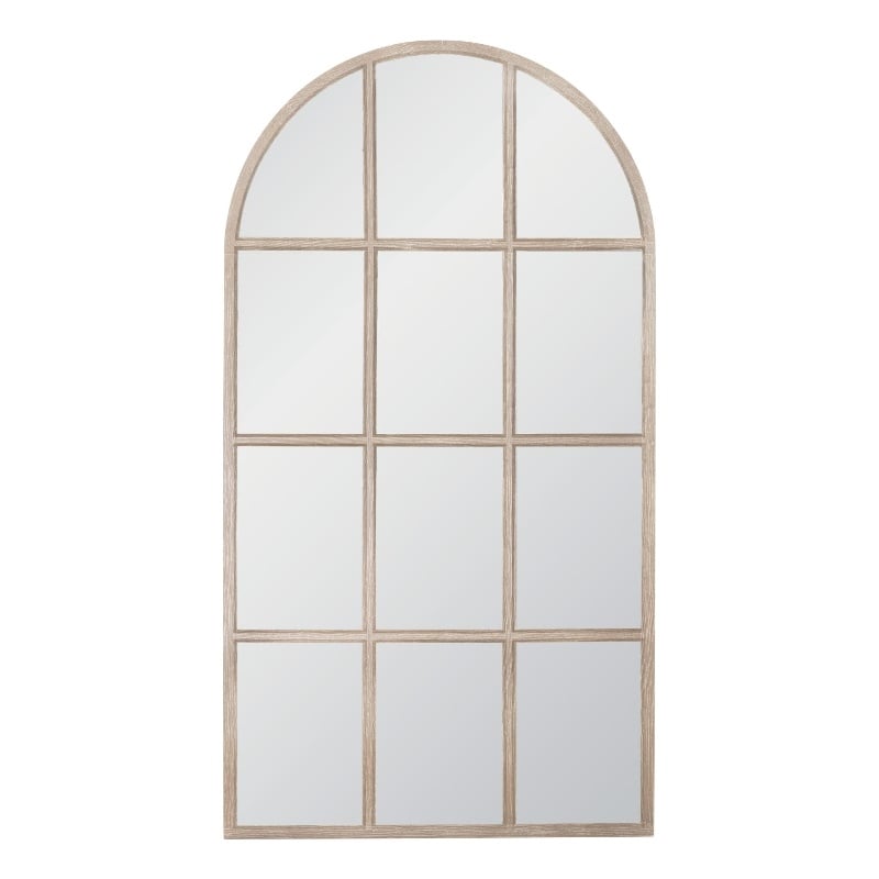 Essentials For Living Grid Arched Mirror in Natural