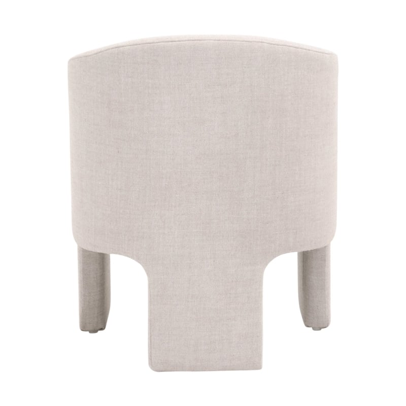 Essentials For Living Hall Arm Chair in Off White