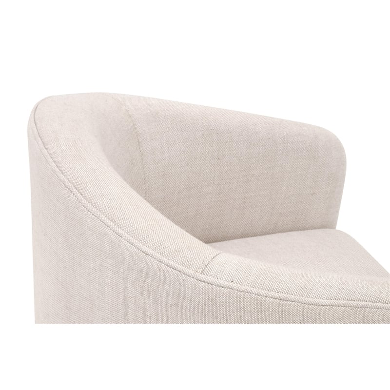 Essentials For Living Hall Arm Chair in Off White