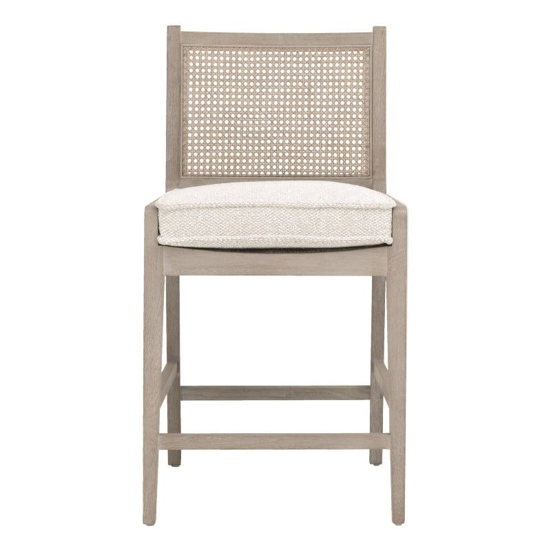 Essentials For Living Leone Counter Stool in Natural Gray Oak
