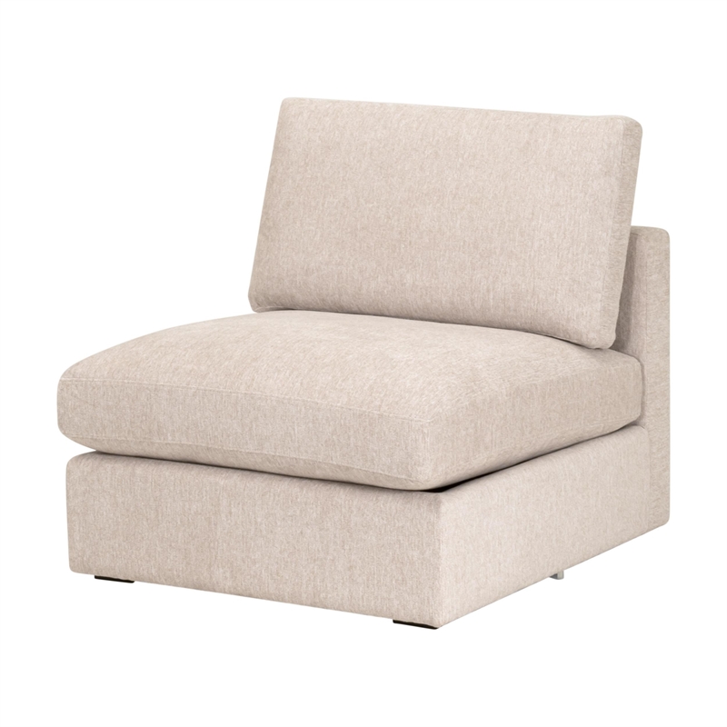 Essentials For Living Daley Modular Armless Chair in Espresso