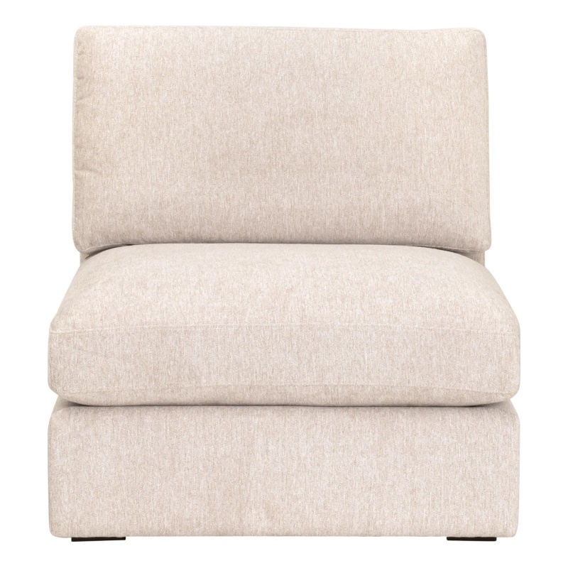 Essentials For Living Daley Modular Armless Chair in Espresso