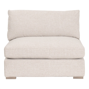 Essentials For Living Newport Outdoor Modular 1-Seat Armless Chair in Sand