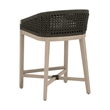 Essentials For Living Montecito Outdoor Counter Stool in Anthracite