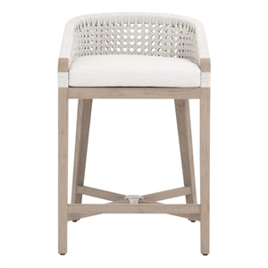 Essentials For Living Montecito Outdoor Counter Stool in White