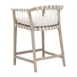 Essentials For Living Pacific Outdoor Counter Stool in White