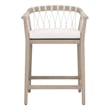Essentials For Living Pacific Outdoor Counter Stool in White