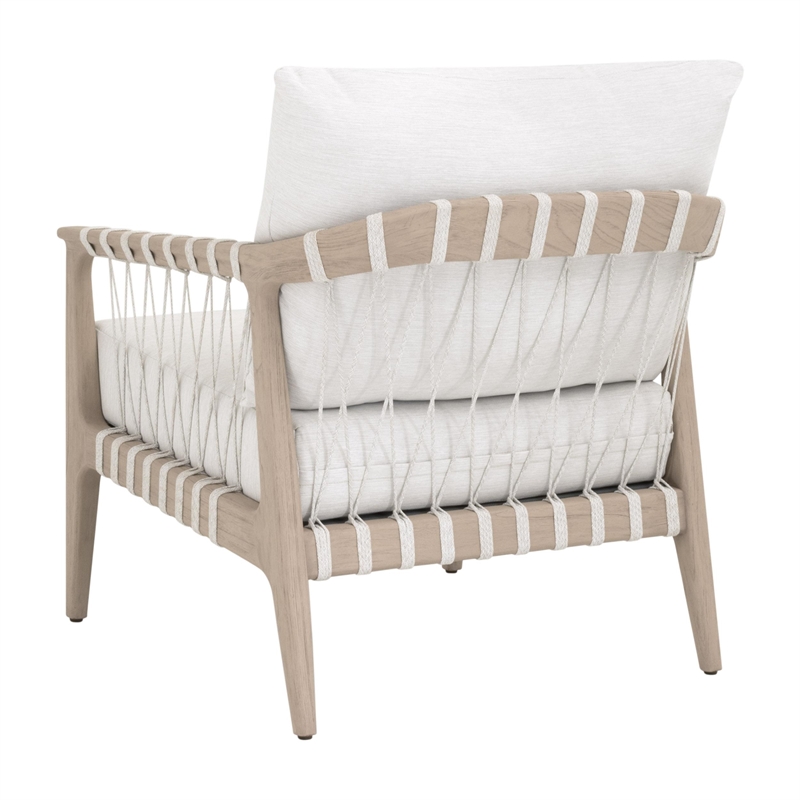 Essentials For Living Pacific Outdoor Club Chair in White