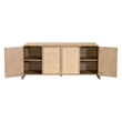 Essentials For Living Cannes Media Sideboard in Natural Oak
