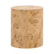 Essentials For Living Burl Accent Table in Natural Burl