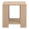 Essentials For Living Sur Outdoor End Table in Washed Ever Teak