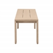 Essentials For Living Sur Outdoor Bench in Washed Ever Teak