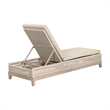 Essentials For Living Tropez Outdoor Chaise Lounge in Oat