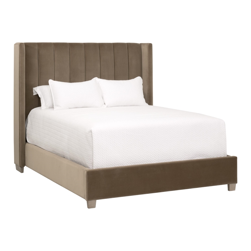 Essentials For Living Chandler Standard King Bed in Caramel