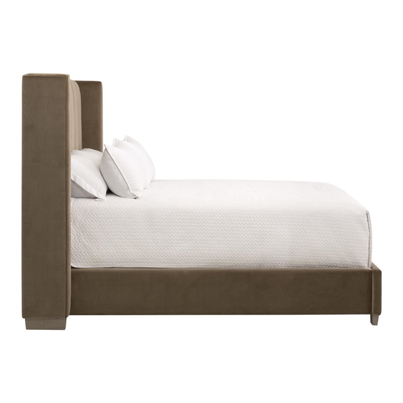 Essentials For Living Chandler Standard King Bed in Caramel