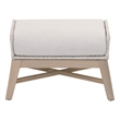 Essentials For Living Tapestry Outdoor Footstool in Taupe