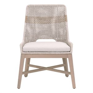 Essentials For Living Tapestry Outdoor Dining Chair in Taupe (Set of 2)