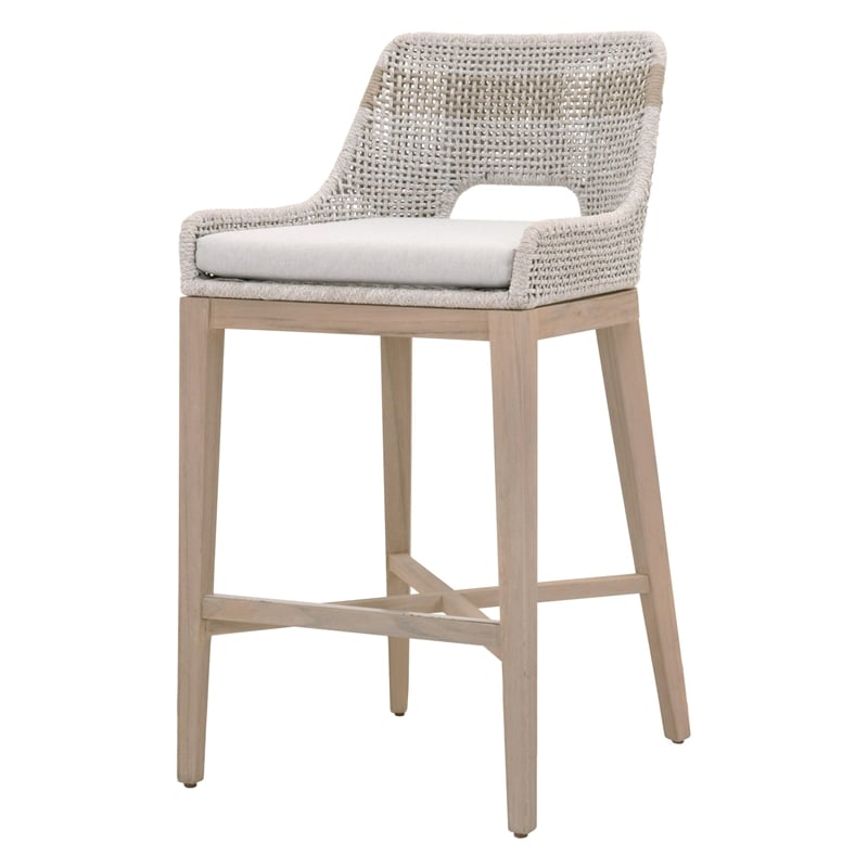 Essentials For Living Tapestry Outdoor Barstool in Taupe