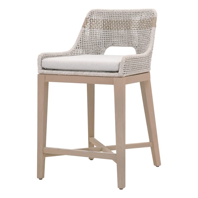 Essentials For Living Tapestry Outdoor Counter Stool in Taupe