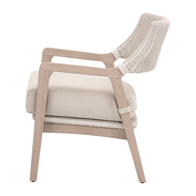Essentials For Living Lucia Outdoor Club Chair in White