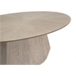 Essentials For Living Coulter Oval Dining Table in Natural Gray Ash