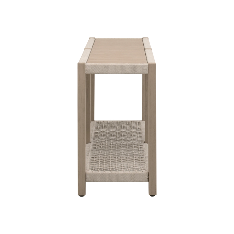 Essentials For Living Wrap Outdoor Console Table in Oat