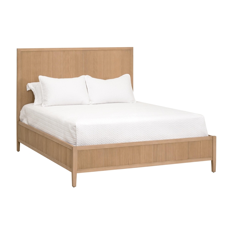 Essentials For Living Highland Standard King Bed in Natural Oak
